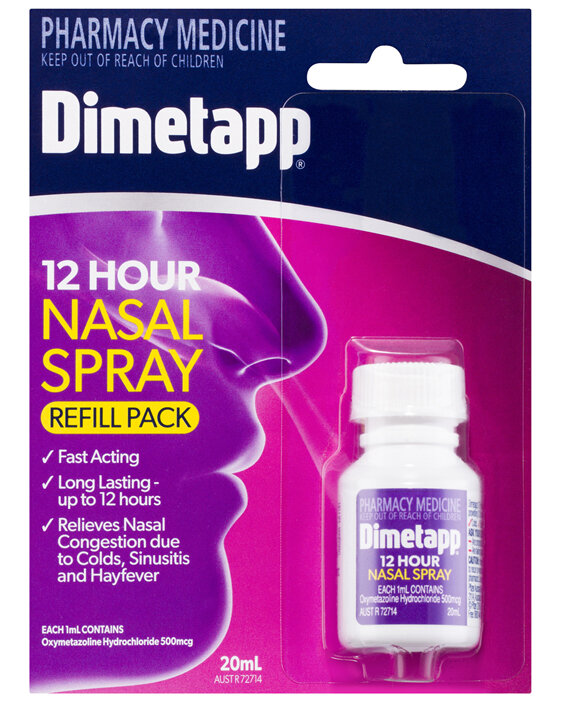 Dimetapp 12 Hour Nasal Spray Refill Pack 20mL