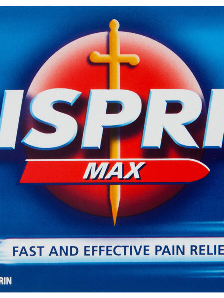 Disprin Max Pain Relief Dispersible Tablets 500mg Aspirin 16 pack