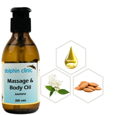 DOLPHIN Jasmine Massage & Body Oil 200ml
