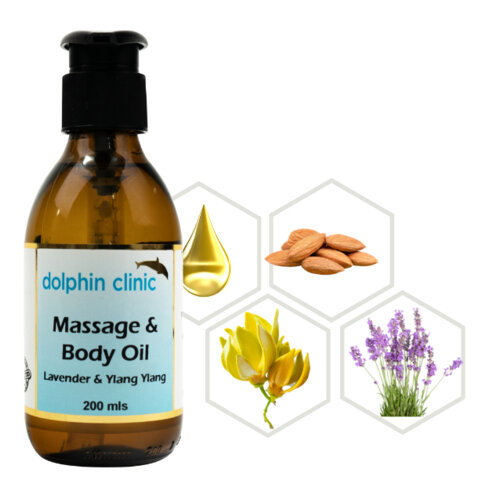 DOLPHIN Lavender & Ylang Ylang Massage & Body Oil 200ml