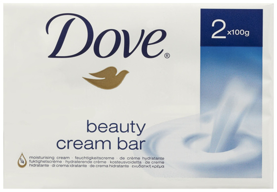 DOVE Beauty Cream Bar Original Soap 200 GR 2 Bars