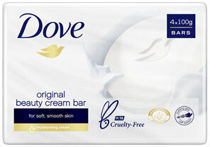 DOVE Beauty Cream Bar Original Soap 400 GR 4 Bars