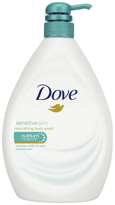 DOVE Body Wash Sensitive Skin Soap 1 LTR 1 Bottle