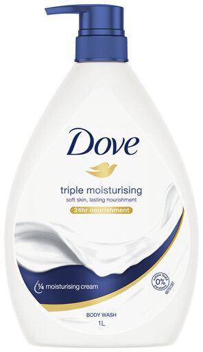 Dove Body Wash Triple Moisturising 1L