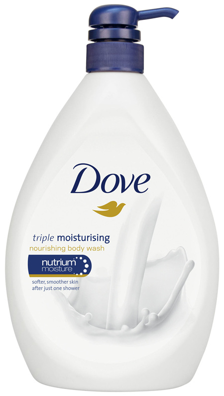 DOVE Body Wash Triple Moisturising Soap 1 LTR 1 Bottle