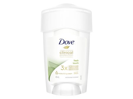 DOVE Clinical Antiperspirant Deodorant Fresh Touch Clinical strength protection from wetness for up