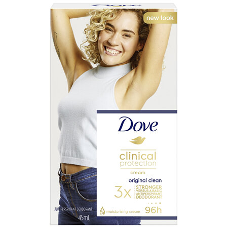 Dove Clinical Protection Antiperspirant Deodorant Original Clean 45 mL