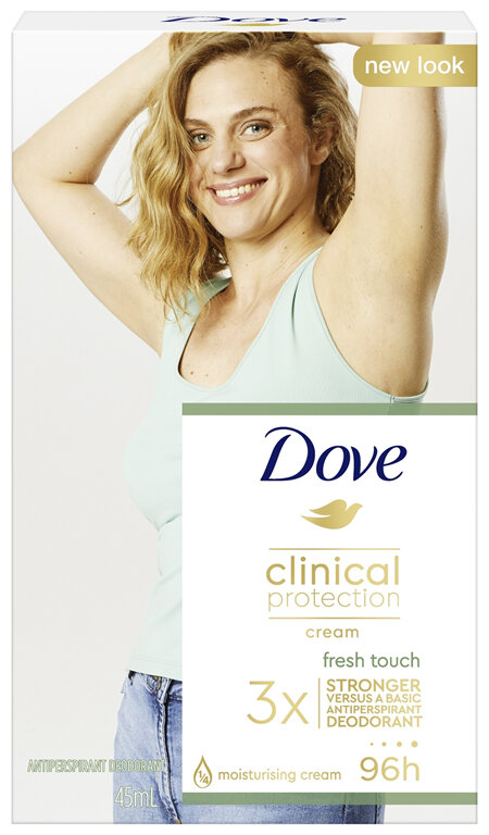 Dove Clinical Protection Antiperspirant Deodorant Fresh Touch 45 mL