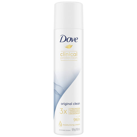 Dove Clinical Protection Antiperspirant Deodorant Original Clean 180 mL
