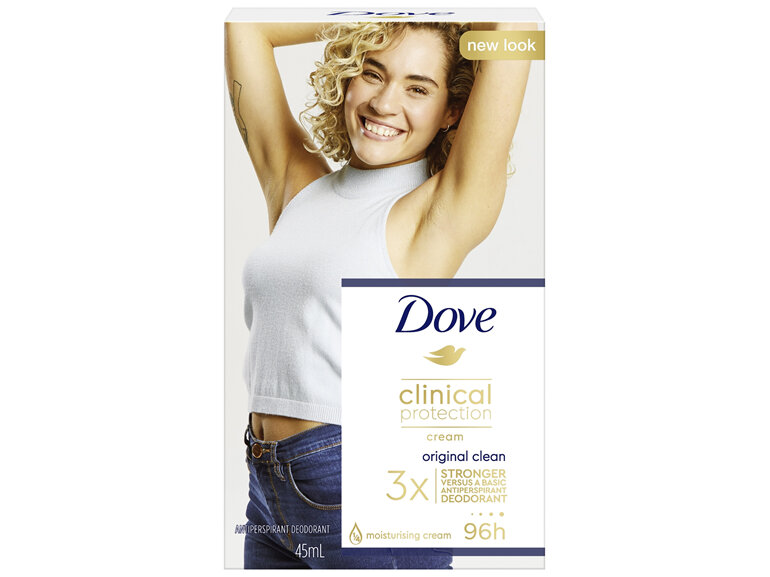 Dove Clinical Protection Antiperspirant Deodorant Original Clean 45 mL