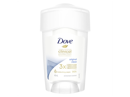 Dove Clinical Protection Cream Original Clean 45mL