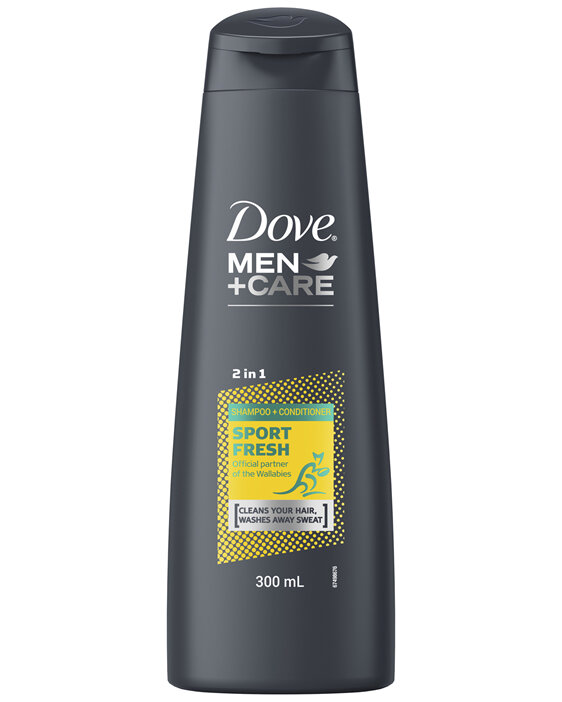 DOVE Men Shampoo & Conditioner  Wallabies Sport Fresh  300 ML