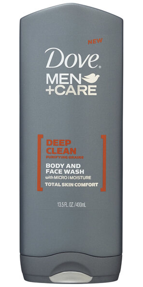 Dove Men+Care Deep Clean Body and Face Wash Soap 400 ML 1 Bottle