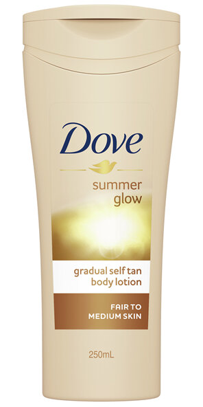Dove Summer Glow Gradual Tan Body Lotion Fair To Medium  250ml