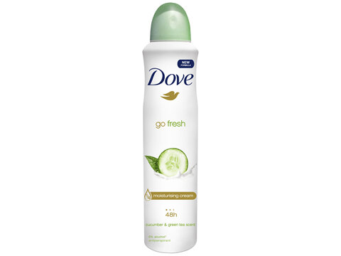 DOVE Women Aerosol Deodorant Antiperspirant Cucumber & Green Tea 250mL