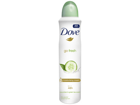 Dove Women Antiperspirant Aerosol Deodorant Go Fresh Cucumber & Green Tea 250ml