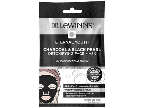 Dr. LeWinn's Eternal Youth Charcoal & Black Pearl Detoxifying Face Mask 1 pack