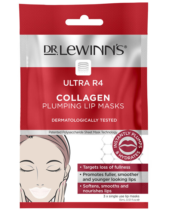 Dr. LeWinn's Ultra R4 Collagen Plumping Lip Mask 3 Pack