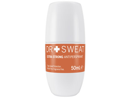 Dr Sweat Antiperspirant Roll On Hyperhidrosis or Excessive Sweating 7 days sweat protection 50mL