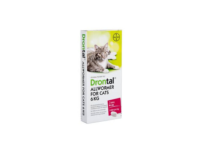 DRONTAL ALL WORMER CAT 6KG 2 PACK