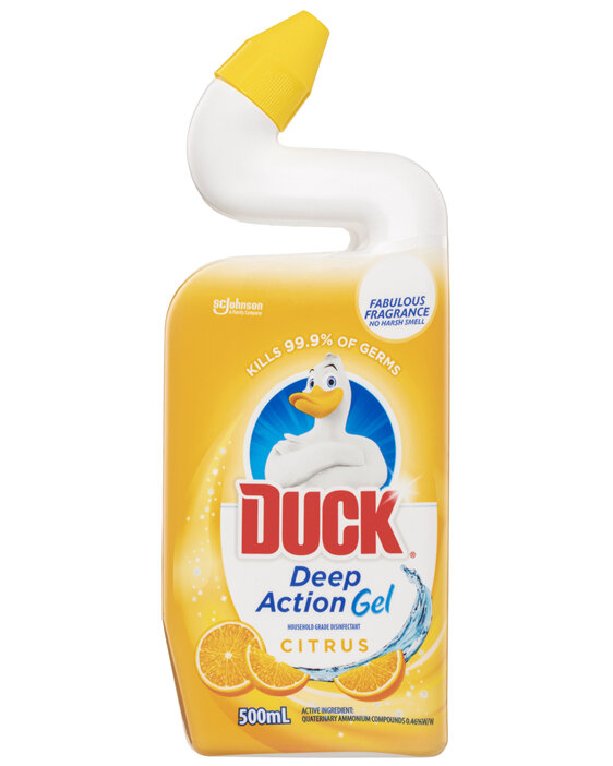 Duck Deep Action Gel Toilet Cleaner Citrus 500mL