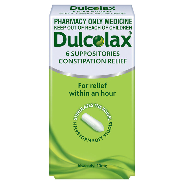 Dulcolax 10mg Suppositories 6s