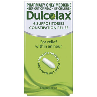 DULCOLAX Suppositories 10mg 6