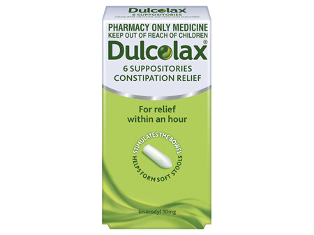 Dulcolax Suppositories 6's