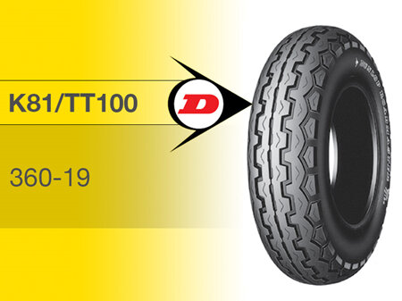 Dunlop K81 TT100 Tyre 360-19