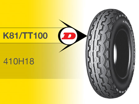 Dunlop K81 TT100 Tyre 410H18