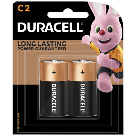 Duracell Coppertop C Alkaline Batteries 2 pack