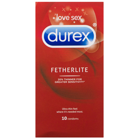 Durex Fetherlite Condoms 10 Pack