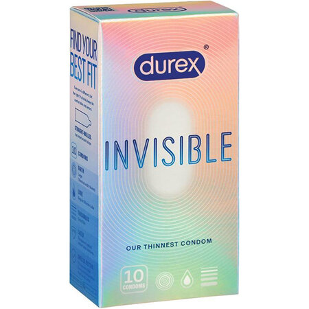 DUREX Invisible Condoms 10s