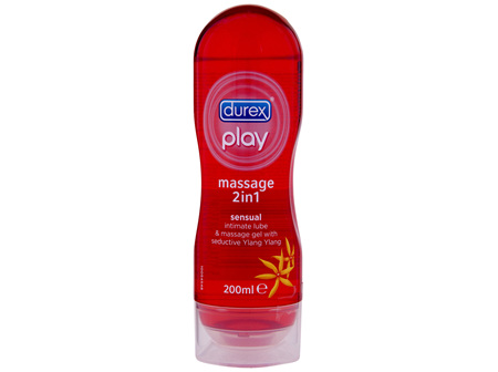 Durex Play Sensual 2 in 1 Massage Gel Intimate Lubricant 200ml