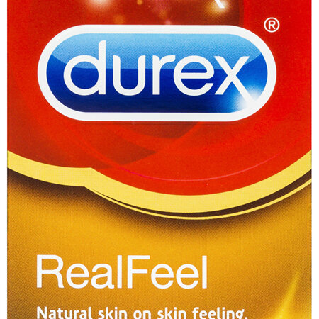 Durex Real Feel Condoms Natural Skin Feeling 8 Pack