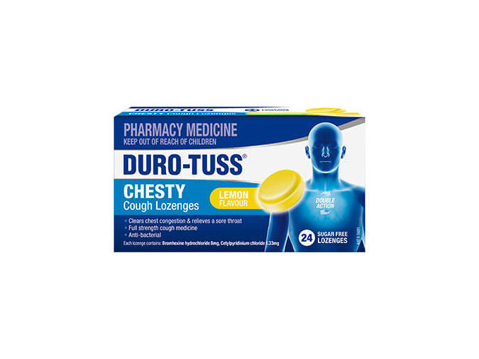 Duro-Tuss Chesty Cough Lozenges - 24 Lemon