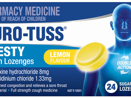 DURO-TUSS Chesty Cough Lozenges Lemon 24 Lozenges