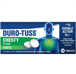 DURO-TUSS Chesty Forte 24 tabs