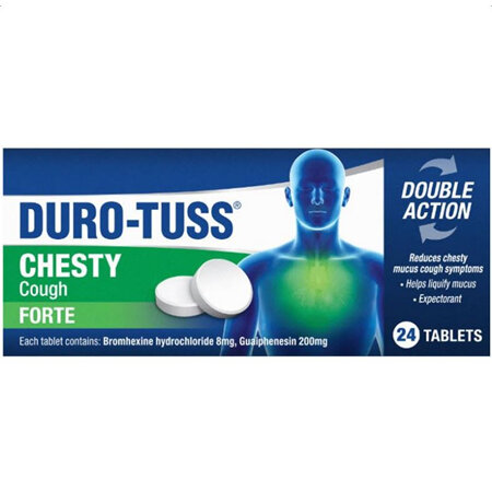 DURO-TUSS Chesty Forte 24 tabs