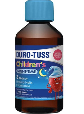 DURO-TUSS Child Night Time Strawberry 200ml