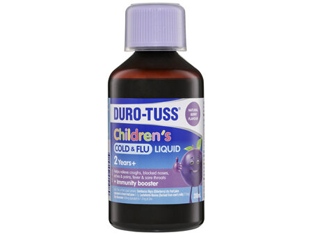 DURO-TUSS Children's Cold & Flu Liquid 2 Years+ 200mL