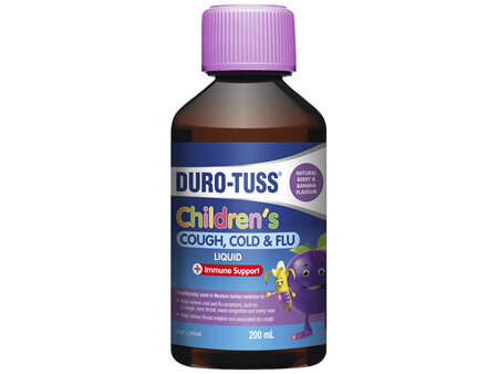 DURO-TUSS Children's Cough, Cold & Flu Liquid 200mL