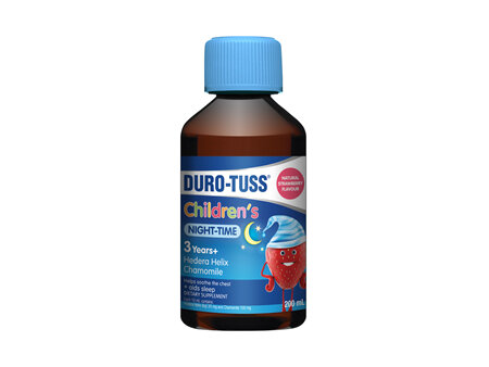 Duro-Tuss Children's Night-Time Natural Strawberry Flavour 200ml