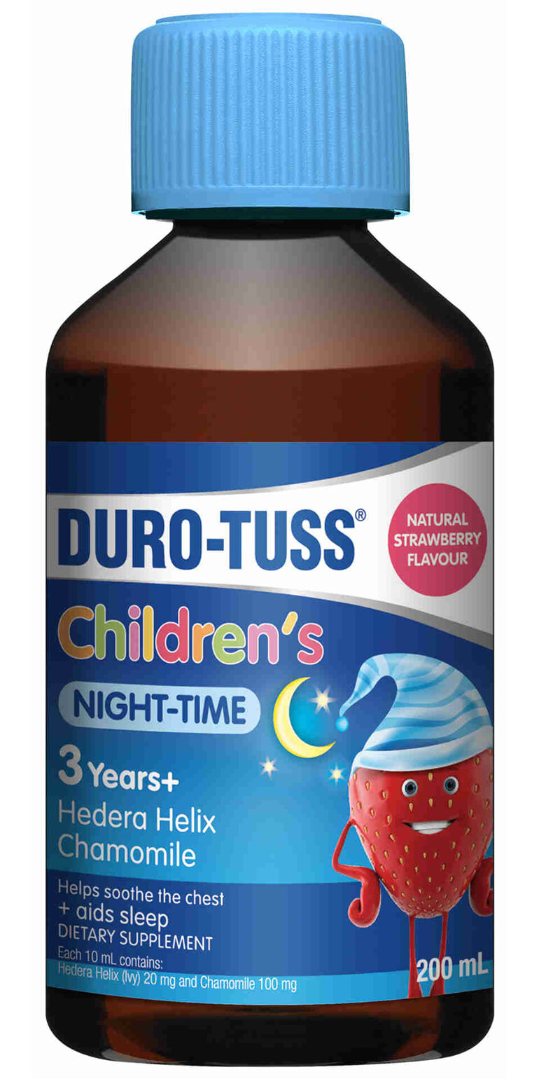 Duro-Tuss Children's Night-Time Natural Strawberry Flavour 200mL