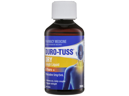 DURO-TUSS Dry Cough Liquid 6 Years+ 200mL