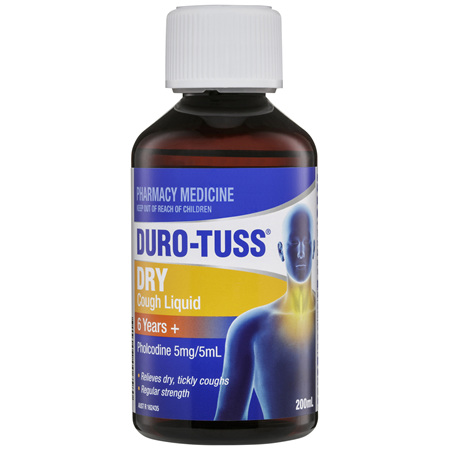 DURO-TUSS Dry Cough Liquid 6 Years+ 200mL