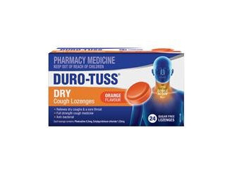 Duro-Tuss Dry Cough Loz Orange 24s