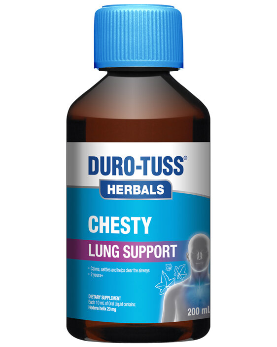 DURO-TUSS HERBALS CHESTY LUNG SUPPORT Liquid 200mL