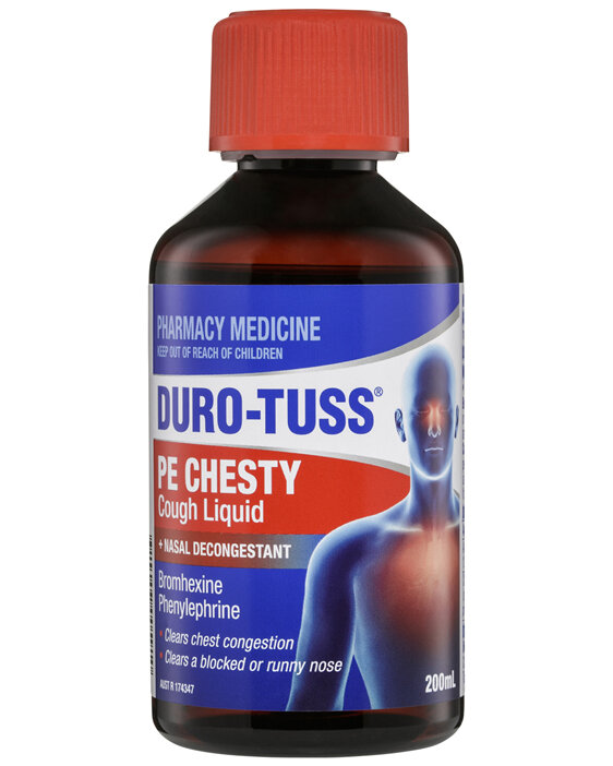 Duro-Tuss PE Chesty + Nasal Decongestant 200mL