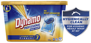 Dynamo Professional 7 in 1 Dual Capsule Washing Laundry Detergent, 16pcs